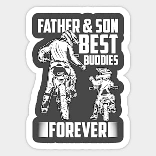 FATHER AND SON BEST BUDDIES Sticker